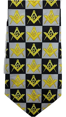 Steven Harris Men's Masonic Necktie Mason Neck Tie Stock 6 • $17.99