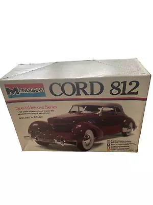 Vintage Monogram Cord 812 #2233 Model Kit In Open Box Maroon • $32