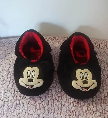 £3 • Buy Mickey Mouse Slippers Junior Size 12