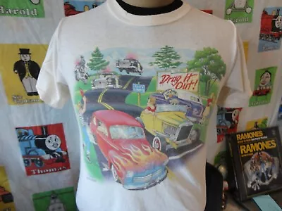 Vintage C. Smith Hot Rod Drag Racing Top Flight Concepts T Shirt M • $47.49