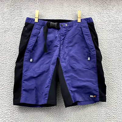 RLX Polo Sport Shorts Adult S Purple Padded Cycling Biking MTB Activewear  Men's • $26.70