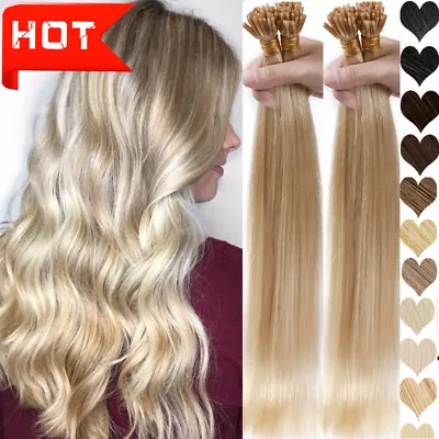 Stick I Tip 100% Remy Human Hair Extensions Pre Bonded THICK 150G Icy 1g/Strands • $82.52