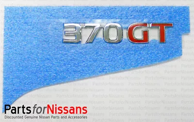 Genuine Nissan 370GT Emblem Infiniti G37 Coupe CV36 84896-JL00A • $37.45