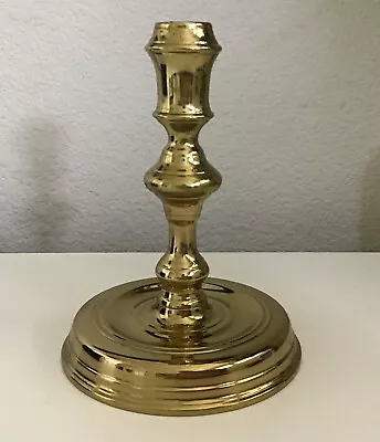 Virginia METALCRAFTERS Heavy Brass Candle Stick Holders 6” • $15