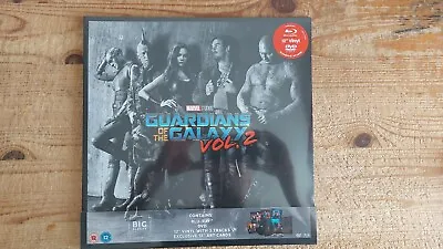 Guardians Of The Galaxy Vol. 2 Big Sleeve  BluRay & DVD - 12  Vinyl Art Cards • £14.99