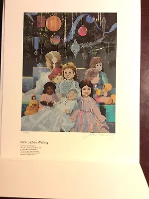 Mario Fernandez (12 Days Of Christmas) Series “9 Ladies Waiting 1989; 406/780 • $55