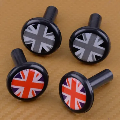 2 Pcs Union Jack UK Flag Auto Car Lock Modified Door Pin Fit For Mini Cooper • $12.49