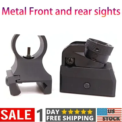 Tactical Metal Low Profile Front & Rear Sight Set For Picatinny Diopter  Scope • $18.99