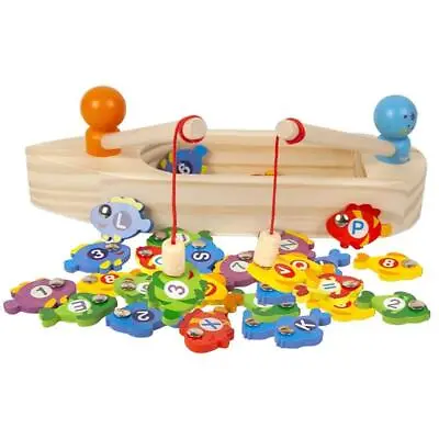 £18 • Buy Wooden Magnetic Fishing Game - Wood Toy Early Educational Gift Toy For Children