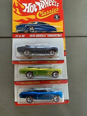 $5 • Buy Hot Wheels Classics Series 2 #1 1970 Chevelle Convertible You Pick The Color