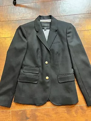 J.Crew Black Preppy Academia Schoolboy Blazer Size 2 • $39.99