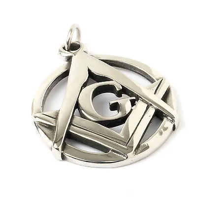 Superb Quality Craft Ladies Gift Masonic Silver Pendent Badge Pendents Necklace • £11.99