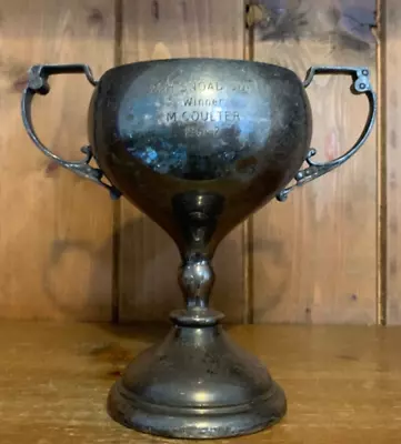 1961-62 Vintage Silver Plate Trophy Trophies Loving Cup • $37.88