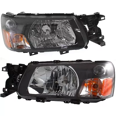 Headlight Assembly Set For 2005 Subaru Forester Left Right Composite With Bulb • $135.92