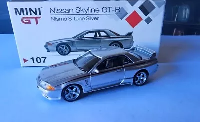 Mini Gt - Nissan Skyline Gtr R32 S-tune [silver] Near Mint Sealed Box 1:64  • $49.95