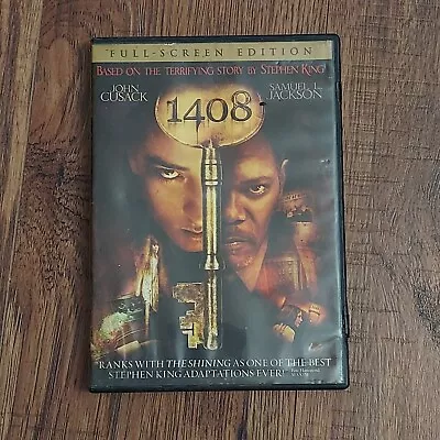 1408 (DVD 2007) Samuel L. Jackson John Cusack Full Screen VERY GOOD  • $4.87