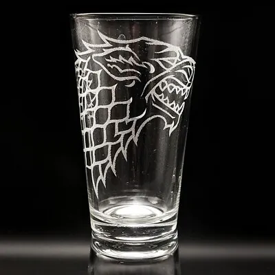 £20.37 • Buy GAME OF THRONES Engraved Beer Pint Glasses | Many Designs, Great TV Gift Idea!