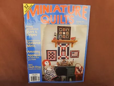 Miniature Quilts Magazine Issue 6 1992 • $3.99