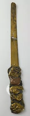 £94.35 • Buy Antique Japanese Bronze Mixed Metal Page Turner Or Letter Opener