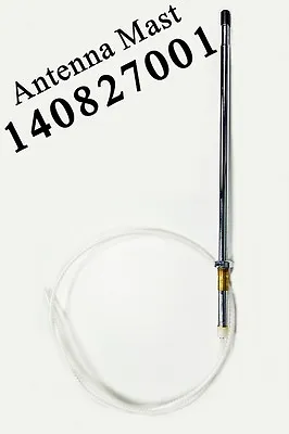 1408270001 Mercedes Benz Am Fm Power Antenna Mast Black Tip  Stainless Steel • $16.95