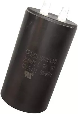 100uF 100MFD CBB60 Run Capacitor 250VAC 250V AC SH C P0 100 Uf Mfd 50/60Hz UL • $19.39