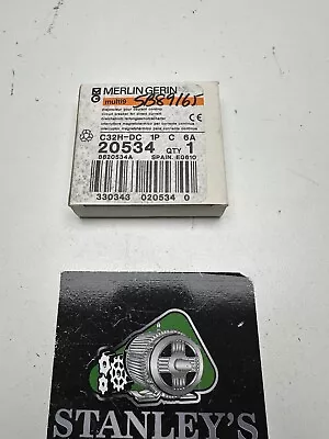 Merlin Gerin 20534 C32H-DC 1P 6A Circuit Breaker New • $50