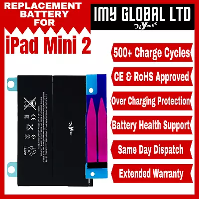 £13.95 • Buy OHYESIT® New Genuine Battery Replacement For IPad Mini 2 A1489 A1490 A1491+TAPE