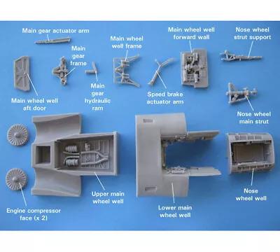 OzMods Scaledown 1/48 F-111 Wheel Well And Undercarriage Set • $120