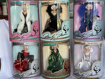 1993 Marilyn Monroe 6 Dolls Vintage Collector’s Series-brand New Dolls • $137.50