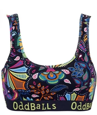 £7.99 • Buy Ladies MAGIC GARDEN Bralette Oddballs Size XL UK 16 NEW.