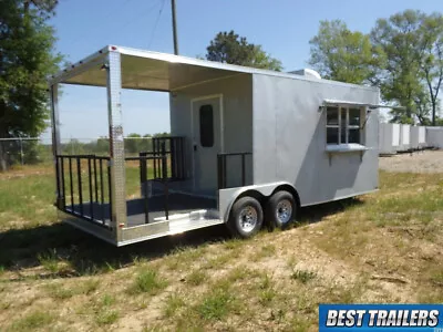 2024 Empire Cargo 8 X 22 Enclosed Vending Bbq Porch Trailer W Sinks Power 8.5x22 • $23995