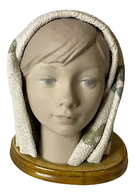 1969 Retired Lladró Bisque Porcelain Girl's Head Bust  Cabeza  1003 • $589