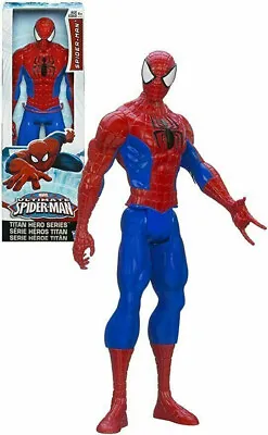 Marvel Official Hasbro 12  Ultimate Spiderman Action Figure Titan Hero Series • £11.95