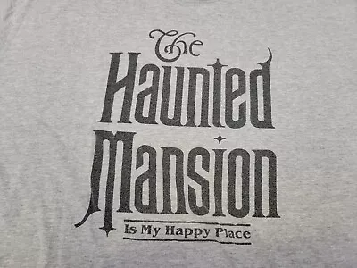 $9 • Buy Mens Vintage T Shirt   2 XLarge Short Sleeve Disney Haunted Mansion Grey