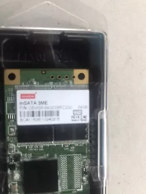 Innodisk 64GB MSATA 3ME SSD DEMSR-64 GD06RC2QC • $29.99