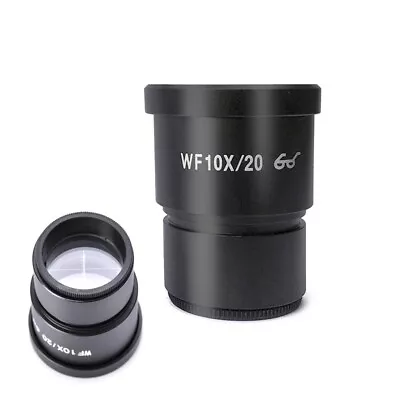 Eyepiece WF10-20 Wide Angle High Eye-point Stereo Microscope With Reticle Scale  • £16.04