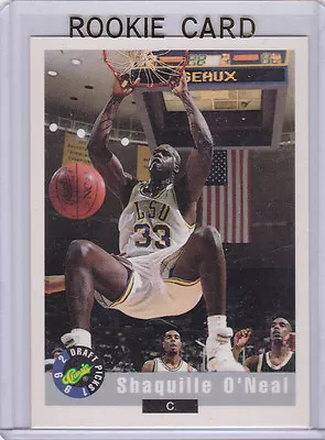 SHAQUILLE O'NEAL ROOKIE CARD 1992 Classic #1 DRAFT PICK RC Shaq Basketball LSU! • $0.99