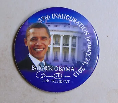 $0.99 • Buy Barack Obama 2013 Inaugural Campaign Pin Button Political