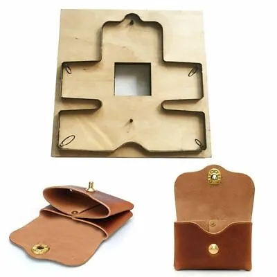 Cutting Knife Mould Wood Steel Blade Rule Die Cut Punch Card Holder Coin Bags • $69.32