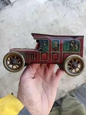 Vintage J. Chein ? Mowhawk ? Tin Litho 1918 Touring Limousine Car Wind Up • $74.95