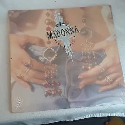 Madonna Like A Prayer LP 1989 Sire Records W1-25844 Synth-pop Lyric Sleeve K1 • $27.09