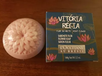 NEW IN BOX  L'occitane Vitória Régia Flower Soap 3.5oz/100g  • $14.79