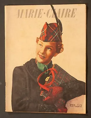 'marie-claire' French Vintage Magazine 1 December 1939 • $11.83