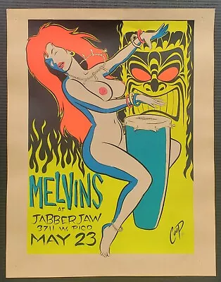 Melvins Concert Poster Jabberjaw Los Angeles Promo Signed And Numbered Coop • $699.99