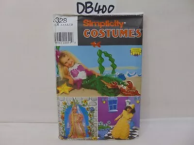 Simplicity Sewing Pattern Costumes Child Sz 3-8 8328 Mermaid Princess Botsford • $12.99