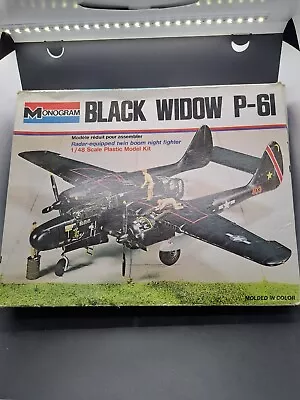 Monogram 1/48 #7546 P-61 Black Widow Model Kit • $20