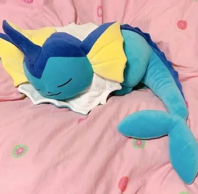 Vaporeon Sleeping Plush Doll  Suya Suya Stuffed Toy 21  *Unbranded* • $39.99