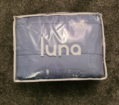 £24 • Buy Luna Weighted Blanket For Adults 6.8kg - 152x203cm - Double/King (Granite Blue)