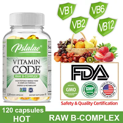 Vitamin Code Raw B-Complex Capsules - Boost Energy - With Probiotic & Enzymes • $13.17