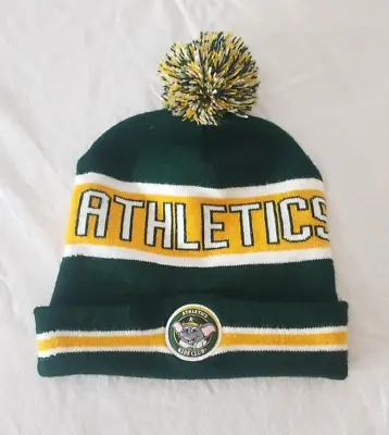 Beanie MLB Baseball Oakland A's Athletics Kids Club Hat Knit Cap Stomper (A1) • $14.99